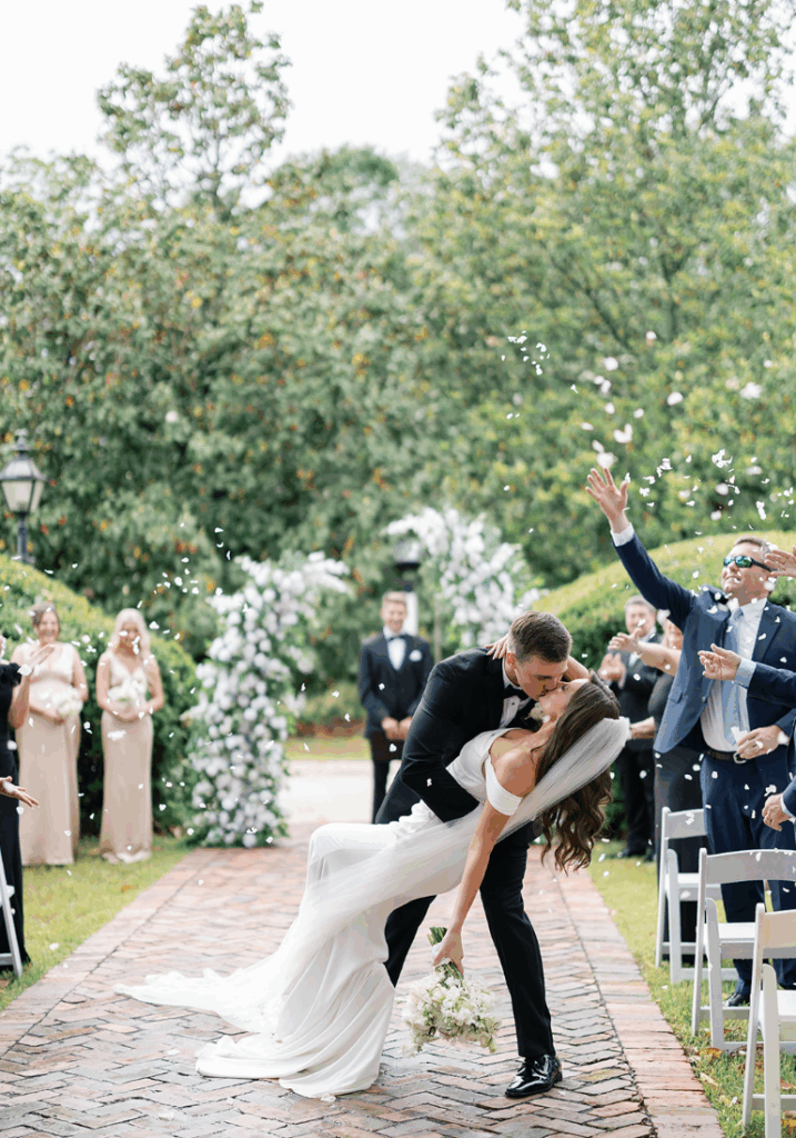 rainy wedding day